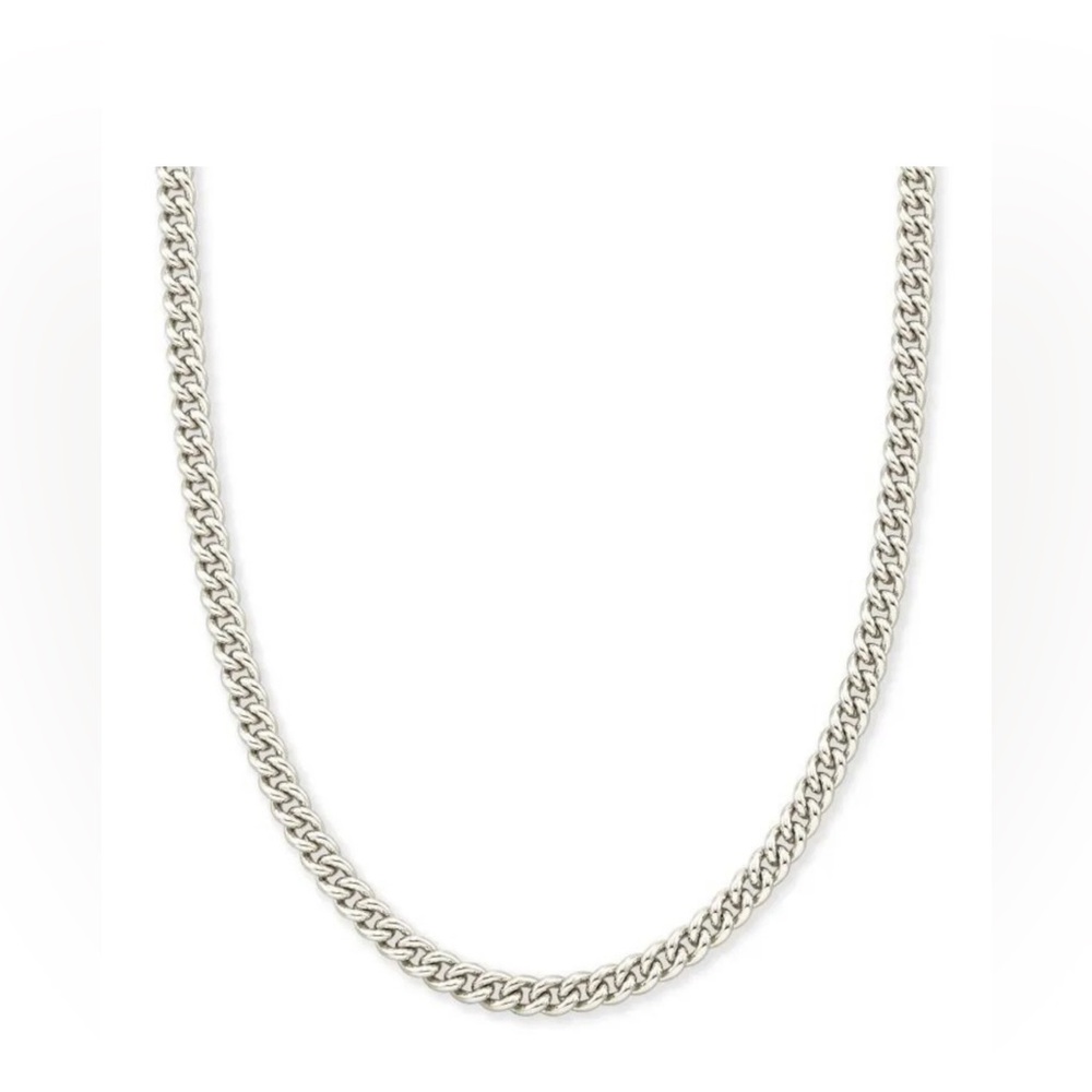KENDRA SCOTT I ACE CHAIN
NECKLACE IN SILVER